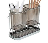 Toothbrush Holders Set, Desktop Organizer, Multipurpose Stand with Decorative Look and Compact Design, Sink Storage for Bathroom Use, Kitchen, Dorm, Shower, Camping