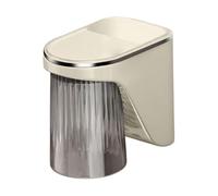 Toothbrush Holders Wall Mounted, Shower Storage Organizer with Detachable Dispenser, ABS Material, Space-Saving Bathroom Accessory, Adhesive Hanging Tray for Kitchen and Apartment, 11x8.5x12cm