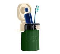 Toothbrush Wall Holder, Magnetic No-Drill Organizer, Space-Saving Bathroom Storage with Hygienic Toothbrush Rack, Compact Mounted Holder for Kitchen Restroom Bedroom Living Room Home Apartment Office