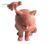 Toothpaste Caps | Funny Cat Vomit Toothpastee Toppers | Hilarious Unique Pooping Squeezer for College Students Homeowners Collectors Bathroom Dormitory Guest Room Toilet Hotel Birthday