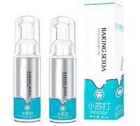 Toothpaste Cleansing Foam, 2021 Mousse Foam Whitening Toothpaste, 60ml Baking Soda Toothpaste, Intensive Stain Removal Toothpaste, Ultra-fine Mousse Foam, Travel Friendly, Easy to Use (2Pcs)