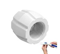 Toothpaste Refill Adapter, Portable Reusable Connector, Toothpaste Transfer Adapter, Tubes Refill Coupler with Toothpastes Saving Tool for Travel Camping Gym Bathroom 0.79x0.39in