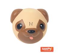 Tootoy! Chew Pug mordedor de látex con sonido para perros