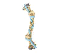 Tootoy! Pull Multi-texture Rope Azul Mordedor de cuerda para perro