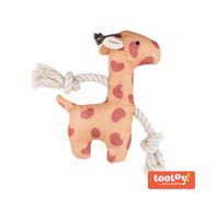 Tootoy! Puppy Yellow Giraffe peluche con sonido para cachorros