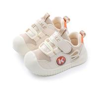 TootyTots Zapatos para aprender a andar para bebés - suela antideslizante y malla transpirable, suave y flexible para niños y niñas | Primeros pasos, ligeros y cómodos, K5052 Khaki, 22 EU