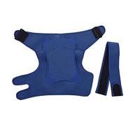 TOOYFUL Protector de abrazadera de hombro, se adapta al brazo izquierdo y derecho, correa de soporte de hombro para el cuidado del hombro, manga de compresión, Azul oscuro L