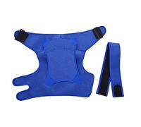 TOOYFUL Protector de abrazadera de hombro, se adapta al brazo izquierdo y derecho, correa de soporte de hombro para el cuidado del hombro, manga de compresión, azul L