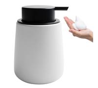 TOOZFO Dispensador de Espuma de jabón de cerámica con Bomba fácil de presionar, dispensador de Espuma de Mano para champú, baño, Cocina, 12 onzas