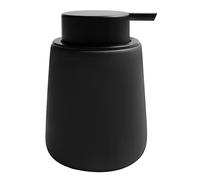 TOOZFO Dispensador de jabón de cerámica con Bomba fácil de presionar, dispensador de líquido de loción de Manos para champú, baño, Cocina, 12 onzas, Color Negro