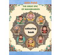 Top 10 Characters of the Mahabharata: Fun & Easy Coloring Pages of Legendary Heroes and Warriors from Indian Mythology for Kids Ages 8-10