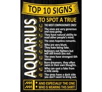 Top 10 Signs To Spot Zodiac - Blank Notebook: blank writing Journal / Diary / Notebook notes