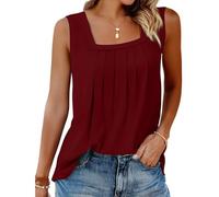 Top Azul Marino Mujer, Camiseta Blanca, Elegante Tank Top Negro Talla Grande Elegantes Camisa Women con Gym Camiseta Palabra de Honor Mujer, XL