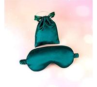 Top Beauty Eyepatch, sombra de ojos de seda pura, doble cara, sombra de ojos, cubierta de máscara para dormir, máscara para ojos, máscara para ojos, protección para la salud del sueño (Green)