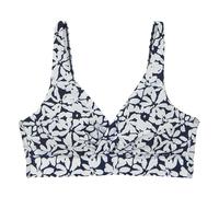 Regatta - Top de Bikini Paloma Floral Grande para Mujer (40 EU) (Marino, Blanco)
