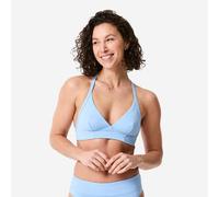 Top Bikini/Sujetador Surf Bea Venice Mujer Azul Celeste Texturizado 95E