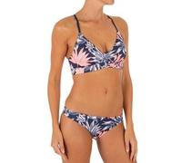 Top Bikini Surf Sujetador Deportivo Roxy Vivian Mujer Ajuste Espalda Rosa Pastel XS
