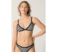 Top Bikini Triángulo Fila - Negro - Top Bikini Rayas Mujer talla L
