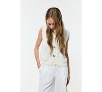 Top botones joya CRUDO L