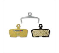 TOP BRAKE pastillas de freno de disco bicicleta para AVID SRAM Code R/RE/RSC, Guide RE (Premium E+ - Dorado)