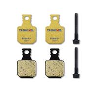 Top Brake Pastillas de Freno de Disco Bicicleta para MAGURA MT5 / MT7 / MT5E / MT7 Pro/MT Trail Front (Pin Incluido)(Premium E+ - Dorado)
