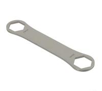 Top Cap - Llave de acero inoxidable, llave doble para mantenimiento de horquilla para Rockshox y Fox, ligera y manejable, modelo B/C/D (24-26 mm)