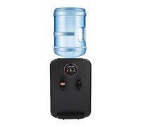 Top Carga de dispensador de agua encootero de escritorio con 3 Temp Ajustes Sala fría caliente para 1-5 Botellas de Gallón Ideal para Home Office Dorm Quiet Energy Saving Safety Lock Características d