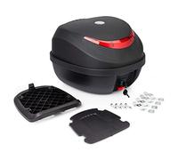 Top Case Baúl Moto Universal Caja 30L Scooter Portaequipaje Soporte Negro