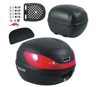 Top Case Caja de Equipaje de la Moto Motocicleta 30 lt. con Respaldo