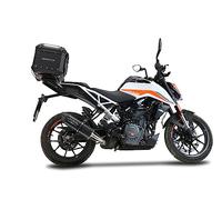 Top Case GPR Tech Duke 390 2021/2023 e5 Top Case ALPI-Tech 26 LT Negro Estuche Superior en Aluminio, Color Negro Plateado con Placa específica incluida Capacidad 26 LT.