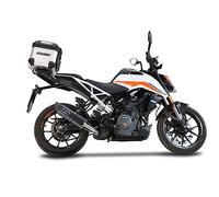 Top Case GPR Tech Duke 390 2021/2023 e5 Top Case ALPI-Tech 26 LT Silver Estuche Superior en Aluminio, Color Plateado con Placa específica incluida Capacidad 26 LT.