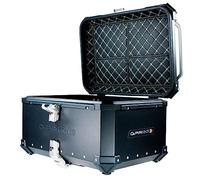 Top Case GPR Tech V-Strom 1050 XT 2020/21 e5 Top Case ALPI-Tech 55 LT Negro Estuche Superior en Aluminio, Color Negro Plata con Placa específica incluida Capacidad 55 LT.