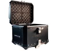 Top Case GPR Tech V-Strom DL 650 2012/2016 e3 Top Case ALPI-Tech 35 LT. Negro Estuche Superior en Aluminio, Color Negro Plateado con Placa específica incluida Capacidad 35 LT.