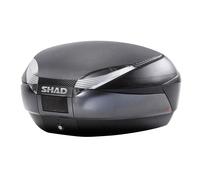 Top case shad sh48 gris oscuro 48l con placa (capacidad 2 cascos integrales) (l6