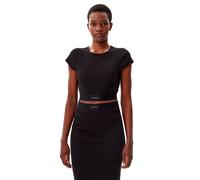 Top Casual_Mujer_CALVIN KLEIN Rib Crop Tee - M
