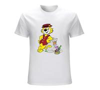 Top Cat T-Shirt Cartoon 70S 80S Choo Choo Spook UK Retro tee Vintage T-Shirt White 3XL