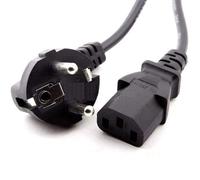 Top CHARGEUR * 10 Cables de Alimentación Corriente Eléctrica 1.5M C13 CEE 7/7 Negro