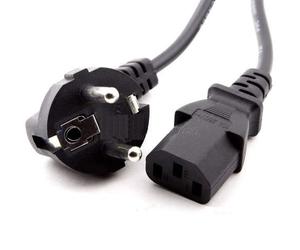Top CHARGEUR * 10 Cables de Alimentación Corriente Eléctrica 1.5M C13 CEE 7/7 Negro