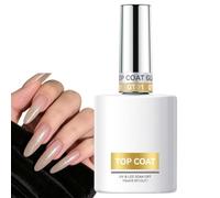 Top Coat - 2-in-1 No Wipe Quick-Drying Glitter Manicure - | Women Girls Beginners Homes Salons Studios Practices Parties Travels Weddings Birthdays Summers Nail Care Tools Glitter Top