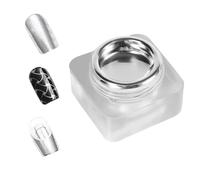 Top Coat De Efecto Cromado | 8ml Acabado Reflectante De Alto Brillo - Gel De Acabado Para Diseño De Uñas Con Luz UV | Para Manicura y Diaria y de Viaje, Chicas, Principiantes y Salón en Casa