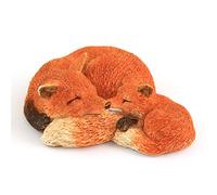 Top Collection Jardín de Hadas en Miniatura y terrario Sleeping Mama Red Fox con bebé