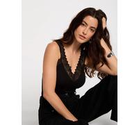 Morgan 242-dnae Camisa Cami, Negro, XL para Mujer