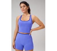 Top con sujetador incorporado Seamless Fabletics Azul Womens XS