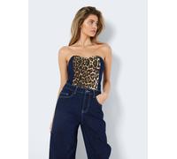 Top corset de mujer NOISY MAY cuello trapezoidal ajuste ultra fino sin mangas có