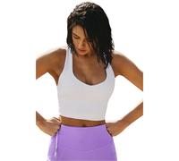 Top corto con sujetador integrado mujer Fabletics Anywhere L Female