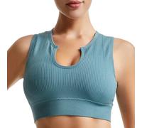 Top Corto Getheyshape Shape Me Up, Sexy Sin Mangas, con Tirantes, Ideal para Mujer. No Usar Sostén. Top Corto Sexy Sin Mangas para Mujer. Sujetador Deportivo para Yoga. (Verde,M)