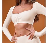 Top corto Tempo Cropped Ruched para mujer de MP - Coco - L
