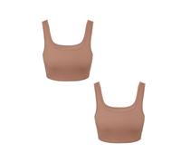 Top Corto VERO MODA Conjunto 2 Piezas Bralette Tanque Stretch VMEVE