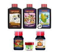 Top Crop Top Auto Starter Pack - Fertilizantes Orgánicos para Plantas Automáticas | Crecimiento Vegetativo, Floración Explosiva y Máximo Rendimiento