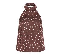 Top Cuello Halter XS Cafe